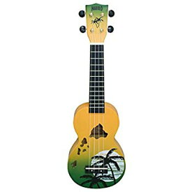 【中古】MAHALO ソプラノ UKULELE デザイナーシリーズ ハワイ MD1 HA グリーン バースト n5ksbvb