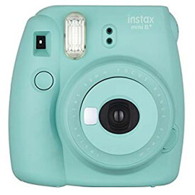 【中古】(未使用・未開封品)　FUJIFILM インスタントカメラ チェキ instax mini8プラス 接写レンズ・純正ハンドストラップ付き ミント INS MINI 8P MINT df5ndr3