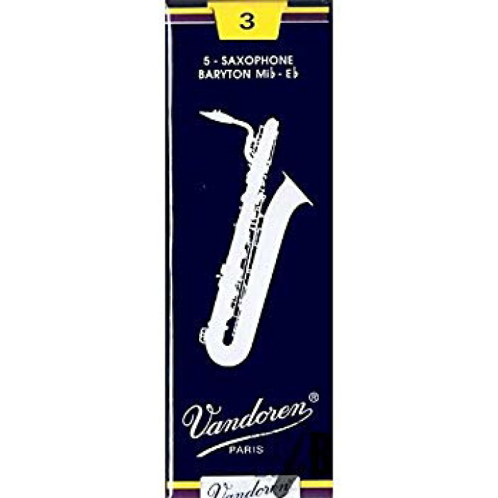 中古】バンドレン アルトサックスリード トラディショナル（青箱） 2-1 
