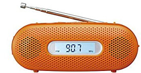 【中古】(未使用・未開封品)　パナソニック ラジオ FM/AM/ワイドFM対応 手回し充電対応 オレンジ RF-TJ20-D 0pbj0lf