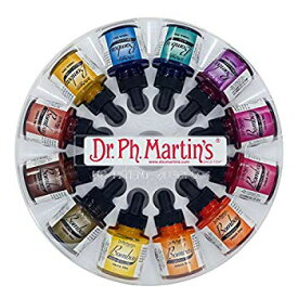 【中古】(未使用・未開封品)　Dr. Ph. Martin's Bombay India Ink 1.0 oz Set of 12 (Set 2) 7z28pnb