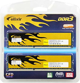 【中古】【非常に良い】CFD販売 デスクトップPC用メモリ PC-12800(DDR3-1600) 4GB×2枚 240pin DIMM (無期限保証) (Elixirシリーズ) W3U1600HQ-4G tf8su2k
