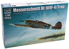 【中古】【非常に良い】トランペッター 1/32 ドイツ軍 メッサーシュミット Bf109F-4/Trop プラモデル i8my1cf