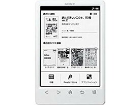 【中古】ソニー(SONY) 電子書籍リーダー Wi-Fiモデル Reader ホワイト PRS-T2/WC i8my1cf