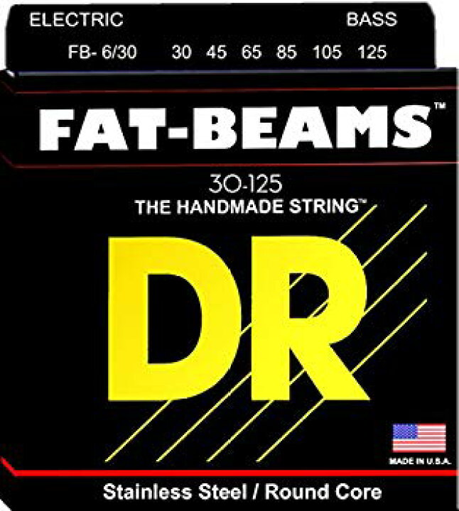 楽天市場】【中古】(未使用・未開封品) DR ベース弦 6弦 FAT-BEAMS  