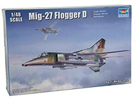 【中古】トランペッター 1/48 MiG-27 フロッガーD型 プラモデル ggw725x