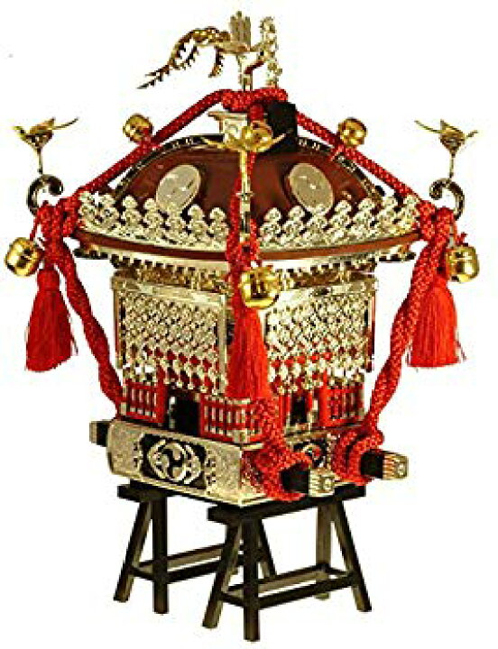 楽天市場】【中古】童友社 1/8 江戸神輿 茶塗り赤紐 プラモデル  