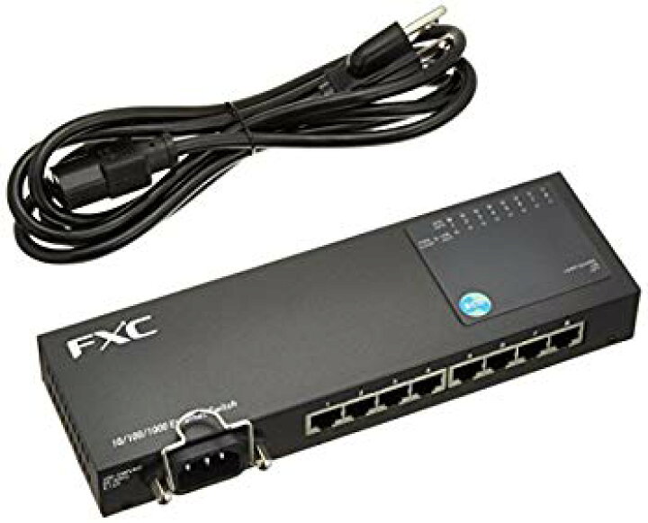 楽天市場】【中古】FXC 8ポート 10/100/1000Mbps タップ型イーサネット  