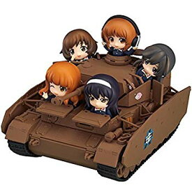 【中古】(未使用・未開封品)　ねんどろいどもあ 号戦車 D型改 (H型仕様) 全長約16cm＋ねんどろいどぷち あんこうチーム 約6cm 西住みほ 秋山優花里 武部沙織 五十鈴華 冷泉 df5ndr3