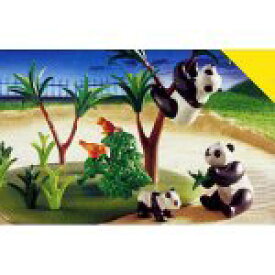 【中古】プレイモービル 動物園 パンダの家族 3241 cm3dmju