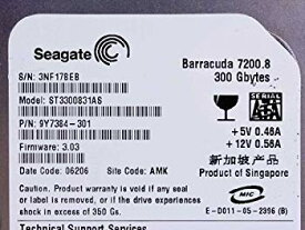 【中古】(未使用・未開封品)　Seagate ST3300831AS Barracuda 300GB内蔵SATAハードドライブ NCQ付き gsx453j