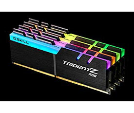 【中古】【非常に良い】G.skill DDR4 Trident Z RGB F4-2666C18Q-32GTZR (DDR4-2666 8GBx4) z2zed1b
