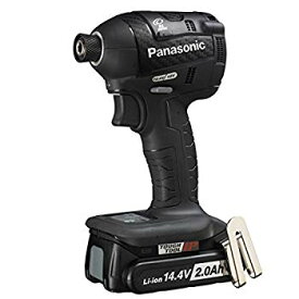 【中古】Panasonic(パナソニック) 充電 インパクトドライバー 14.4V 2.0Ah ブラック EZ75A7LF2F-B qqffhab