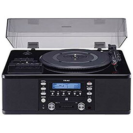 【中古】ティアック(TEAC) ターンテーブル/カセットプレーヤー付CDレコーダー/レコードプレーヤー (ピアノブラック) LP-R550USB-P/PB w17b8b5