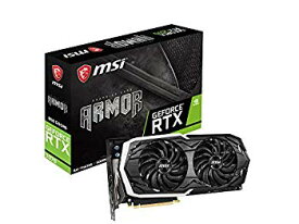 【中古】MSI GeForce RTX 2070 ARMOR 8G グラフィックスボード ブラック VD6761 mxn26g8