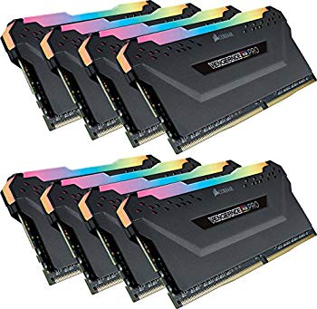 【中古】(未使用･未開封品) CORSAIR DDR4-3000MHz デスクトップPC用 メモリモジュール VENGEANCE RGB PRO シリーズ 64GB [8GB×8枚] CMW64GX4M8C3000C15 bt0tq1u：ドリエムコーポレーション