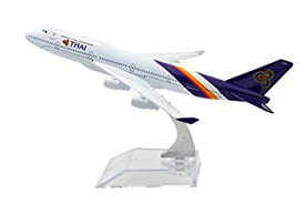 【中古】【非常に良い】TANG DYNASTY 1/400 16cm タイ国際航空 Thai Airways ボーイング B747 高品質合金飛行機プレーン模型　おもちゃ 2zzhgl6