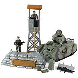 【中古】BOLEY Defender Army Tank Play Set - Toy Tank and US Army toy Accessories Set n5ksbvb