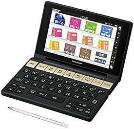 【中古】シャープ カラ—電子辞書 Brain 高校生モデル ブラック系 PW-SH3-B ggw725x