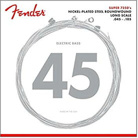 【中古】Fender エレキベース弦 7250 Bass Strings Nickel Plated Steel Long Scale 7250M .045-.105 wyw801m