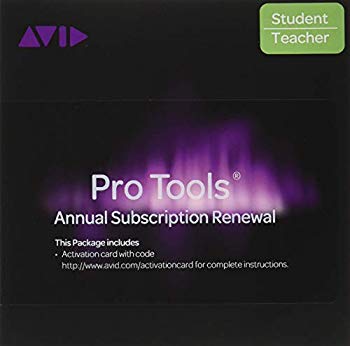 【中古】【国内正規品】 学生・教員用 Pro Tools 1-Year Subscription (1年版) 【更新用】 1年間のアップグレード権 & サポートプラン その他