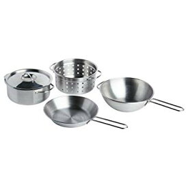 【中古】IKEA(イケア) DUKTIG 00167839 調理器具4点セット ステンレスカラー g6bh9ry