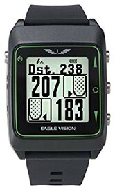 【中古】アサヒゴルフ ゴルフナビ GPS EAGLE VISION Watch3 時計型 EV-616 ブラック ggw725x