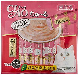 【中古】チャオ (CIAO) 猫用おやつ ちゅ~る まぐろ 本格だしミックス味 14g×20本入 2zzhgl6