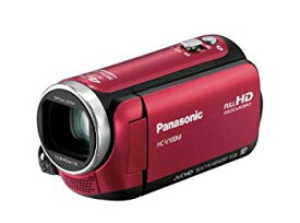 【中古】パナソニック デジタルハイビジョンビデオカメラ 内蔵メモリー8GB レッド HC-V100M-R tf8su2k