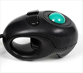 【中古】(未使用・未開封品)　Groovy ハンディトラックボールマウス [ アナログ式センサー ] USB接続 ブラック GM-OPTB02B vf3p617