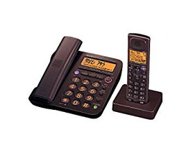 【中古】シャープ デジタルコードレス電話機 子機1台付き 1.9GHz DECT準拠方式 ブラウン系 JD-G55CL-T 9jupf8b