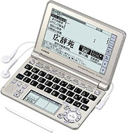 【中古】【非常に良い】CASIO Ex-word 電子辞書 XD-GF6500GD シャンパンゴールド 音声対応 120コンテンツ 多辞書総合モデル クイックパレット付き5.7型(横125.9×縦73.1 2mvetro