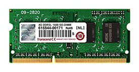 【中古】【非常に良い】Transcend ノートPC用メモリ PC3L-12800 DDR3L 1600 4GB 1.35V (低電圧) - 1.5V 両対応 204pin SO-DIMM TS512MSK64W6H khxv5rg