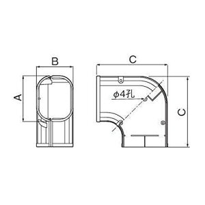 �y�V�i�z �����d�H �z�ǉ��σJ�o�[ �X�����R�[�i�[����90° ����90°�Ȃ� �z���C�g SK-77-W wwzq1cm
