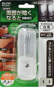 �y�V�i�z ELPA LED�i�C�g���C�g���ÃZ���T�[ �z���C�g PM-L100(W) wwzq1cm