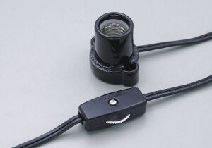 【新品】 ELPA コード付ソケット E17 1.5m ブラック KP-M1715H(BK) oyj0otl