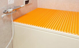 【新品】 東プレ シャッター式風呂ふた カラーウェーブ 70×110cm オレンジ M11 oyj0otl