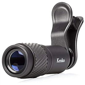 【中古】(未使用・未開封品)Kenko スマートフォン用交換レンズ REALPRO CLIP LENS テレ 7x クリップ式 望遠レンズ 単眼鏡兼用モデル 7倍 18口径 KRP-7t