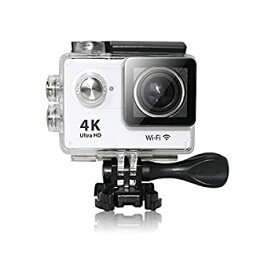 【中古】【4K 動画】【広角170度】 MARSHAL製 防水 ハイエンド 4K スポーツカメラ WiFi リンク機能 HDMI出力搭載 アクションカム MAL-FW 【19種類の附属