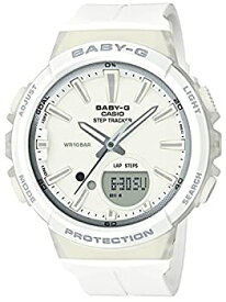 【中古】[ベビージー] [カシオ] 腕時計 FOR SPORTS 歩数計測 機能つき BGS-100-7A1JF レディース ホワイト