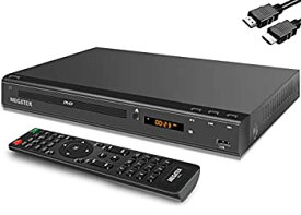 【中古】(未使用・未開封品)Megatek(メガテック) DVDプレーヤー コンパクトDVDプレーヤー テレビ用 HDMI/AV/同軸出力付き 家庭用CDプレーヤー マルチリージョンフリーDVD Di