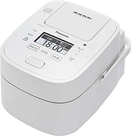 【中古】パナソニック 炊飯器 5.5合 スチーム&可変圧力IH式 Wおどり炊き ホワイト SR-VSX109-W