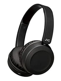 【中古】JVC HA-S48BT-B ワイヤレスヘッドホン Bluetooth対応/連続17時間再生/バスブースト機能搭載/ハンズフリー通話用マイク内蔵/フラット折りたたみ式