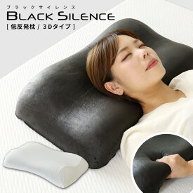 枕 まくら 竹炭 消臭 低反発 洗えるカバー付き 肩こり 首こり 低反発まくら 寝返り 横向き まくらカバー いびき 加齢臭 安眠 快眠 誕生日 プレゼント ブラックサイレンス 枕3D ドリス 送料無料