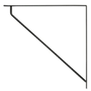 ブラケット LLサイズ 幅20 奥行370 高さ370 黒 シルバー アンティークゴールド 棚受け アイアン DIY 棚 壁 取り付け 棚受け金具 おしゃれ アイアンバー