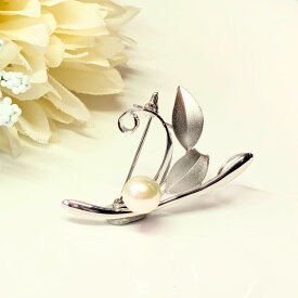 【スーパーセールクーポン有】アコヤ真珠 1粒 8mm珠 ブローチアコヤパール あこや真珠 あこやパール pearl プレゼント シルバーフォーマル 上品 誕生日 シルバー 本真珠 冠婚葬祭 人気商品 結婚式 お呼ばれ セレモニー フォーマル 上品