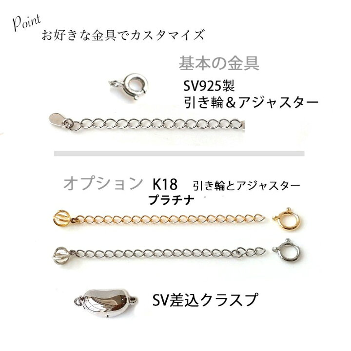 楽天市場】シルバー 淡水パール 4.5mm～5.5mm ネックレス ~muguet 