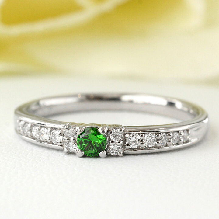 楽天市場】Pt900 デマントイドガーネット リング ガーネット リング  