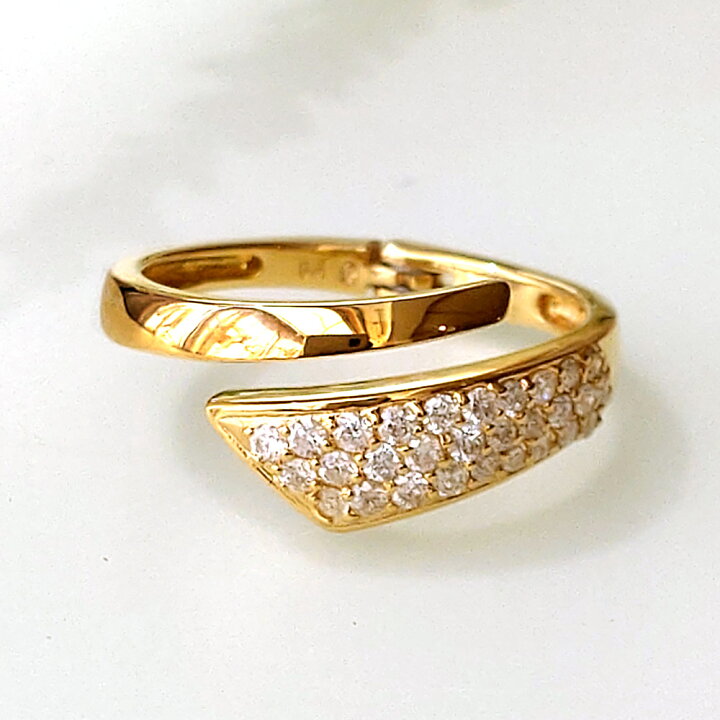 楽天市場】Pt K18YG ダイヤモンド ピアリング リング フリーサイズ  