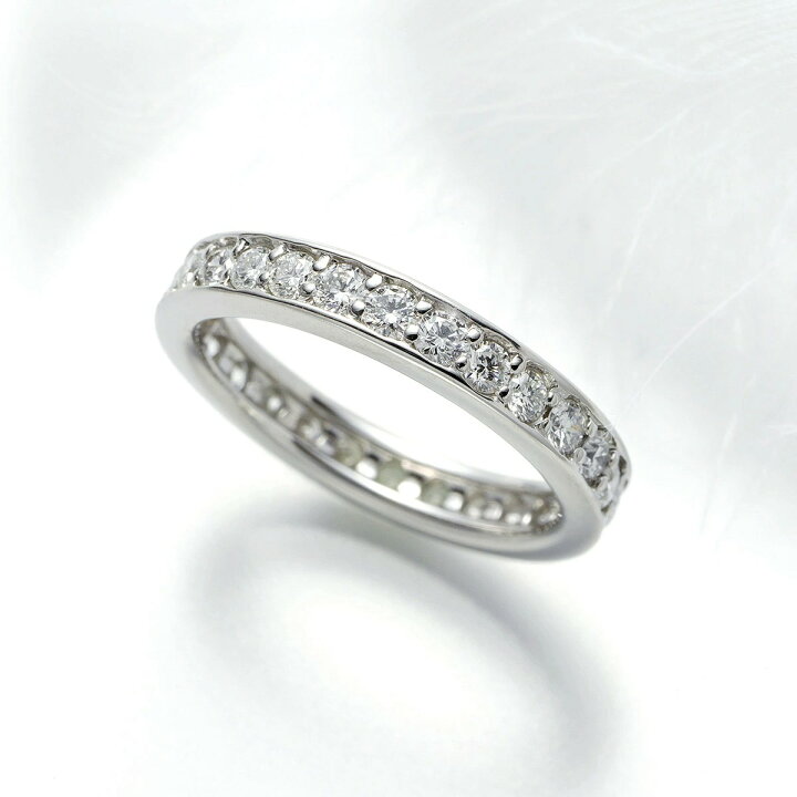 楽天市場】【11号は即納可】PT900 ダイヤモンド 1ctフルエタニティ  